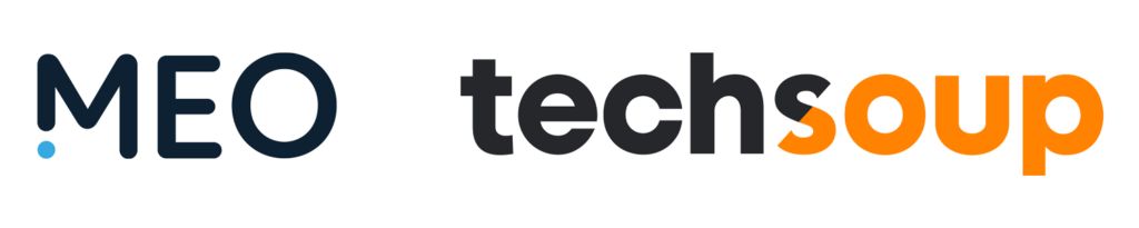 De logo's van MEO en TechSoup